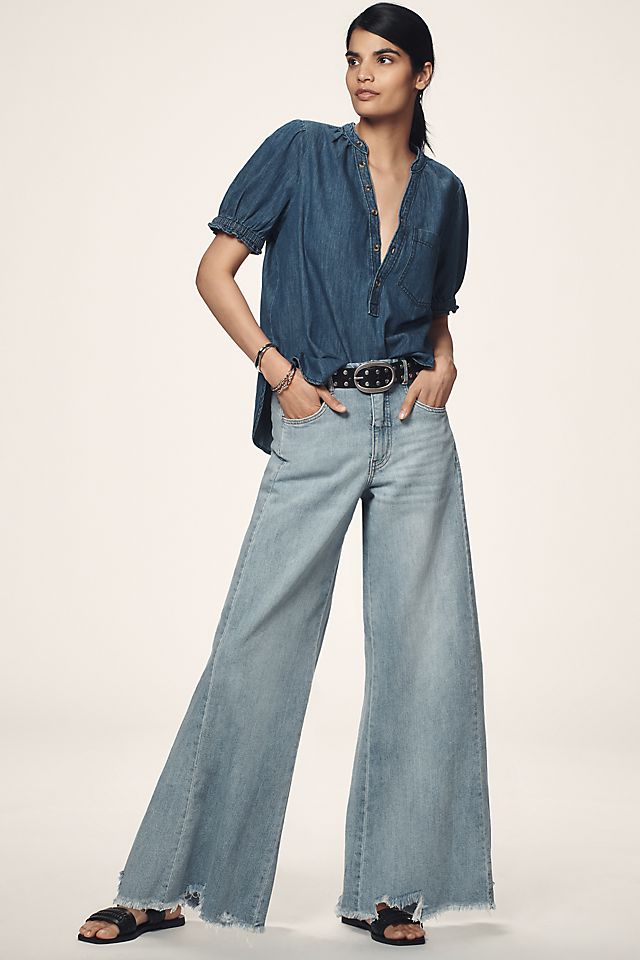 Pilcro Adi Women's Mid-Rise Flare Jeans