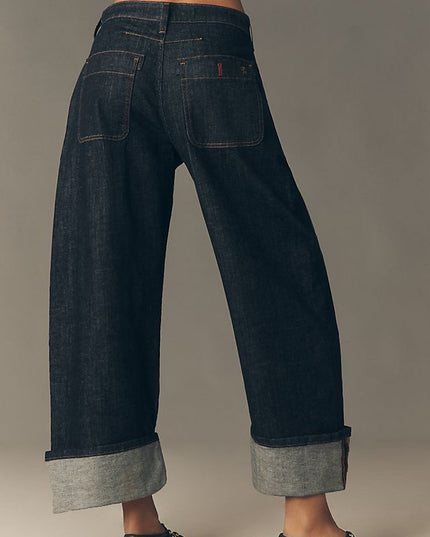 Pilcro Kayden Women's High-Rise Carpenter Barrel Jeans
