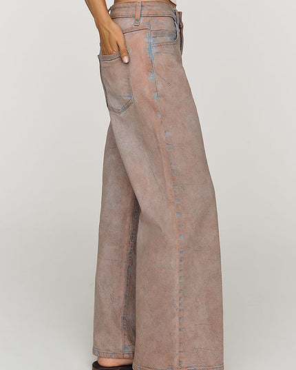 Pilcro Esme Women's Mid-Rise Wide-Leg Jeans