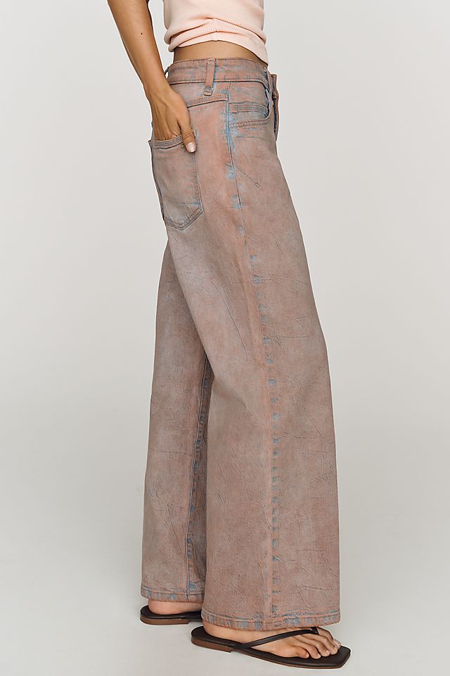 Pilcro Esme Women's Mid-Rise Wide-Leg Jeans