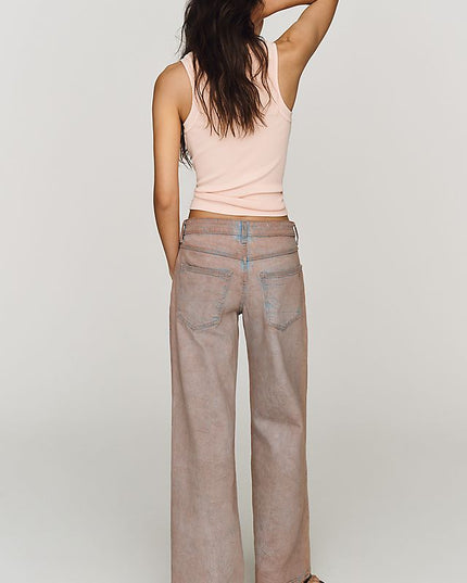 Pilcro Esme Women's Mid-Rise Wide-Leg Jeans