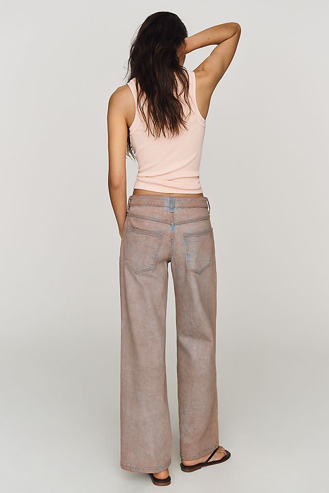 Pilcro Esme Women's Mid-Rise Wide-Leg Jeans