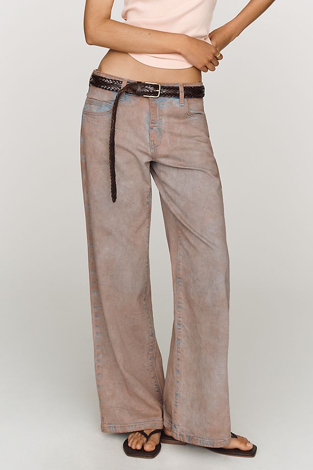 Pilcro Esme Women's Mid-Rise Wide-Leg Jeans