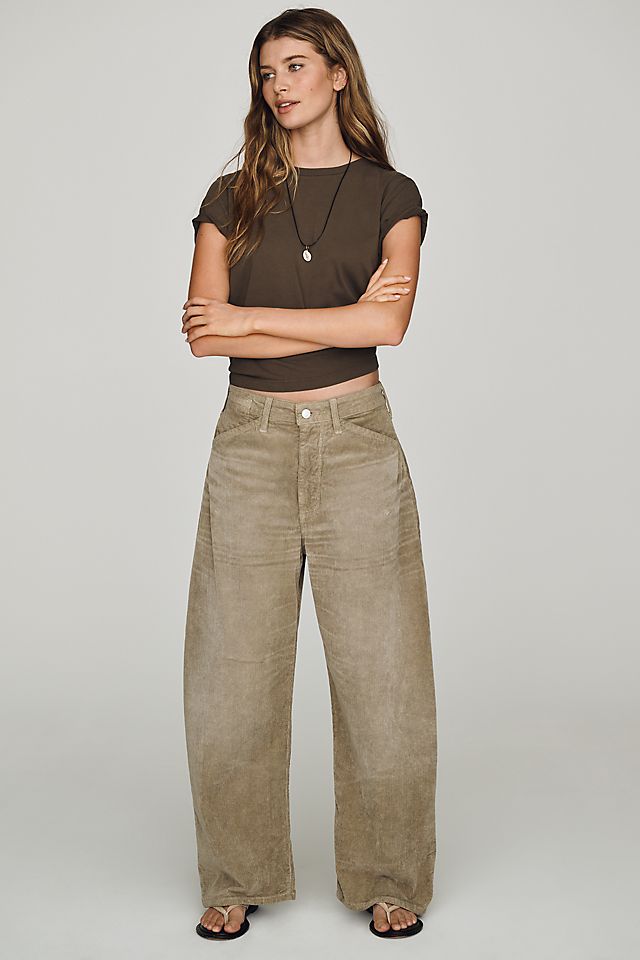 Pilcro Kayden Women's High-Rise Barrel-Leg Jeans