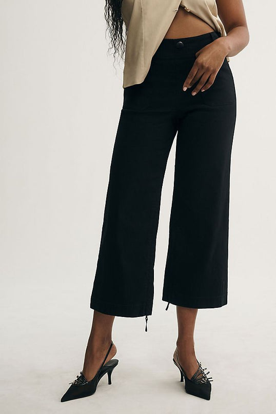 Maeve Colette Women's High-Rise Wide-Leg Pants
