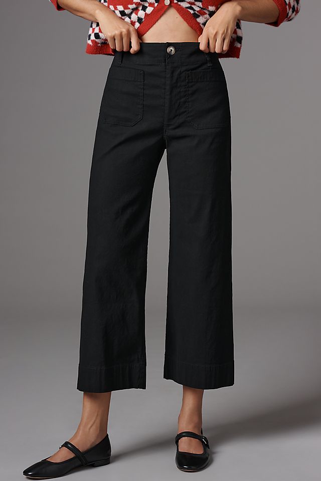 Maeve Colette Women's High-Rise Wide-Leg Pants