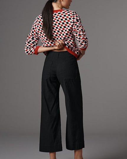 Maeve Colette Women's High-Rise Wide-Leg Pants