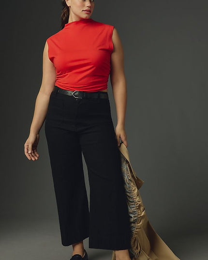 Maeve Colette Women's High-Rise Wide-Leg Pants