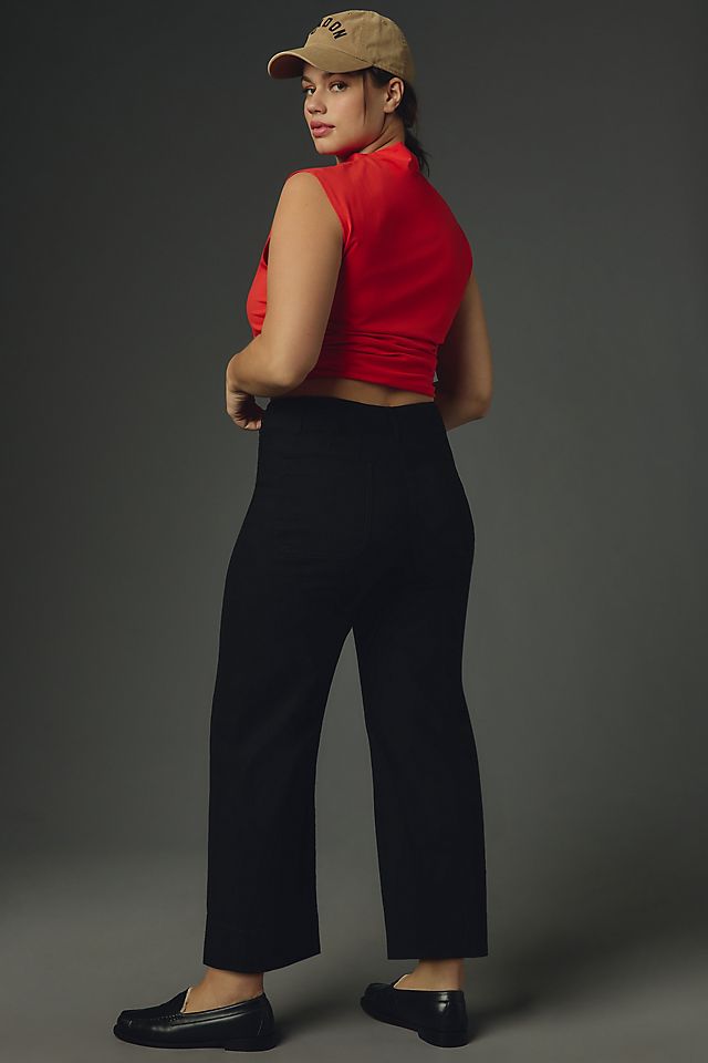 Maeve Colette Women's High-Rise Wide-Leg Pants