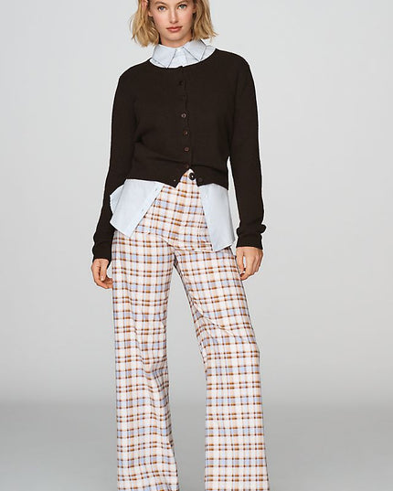 Maeve Colette Women's High-Rise Wide-Leg Pants
