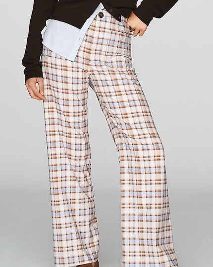 Maeve Colette Women's High-Rise Wide-Leg Pants