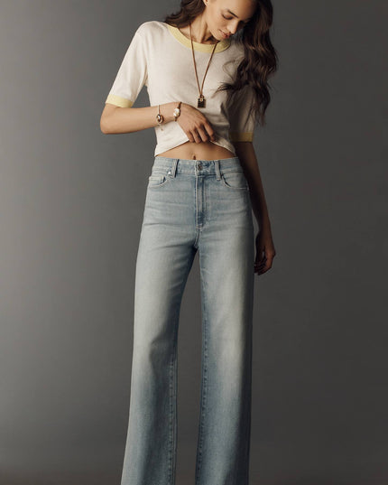 fp2-color:092|PAIGE Anessa Women's High-Rise Wide-Leg Jeans — Denim Light — 1