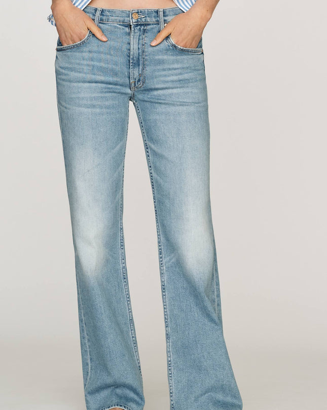 fp2-color:092|MOTHER The Bookie Sneak Women's Bootleg Jeans — Chaos Came Knocking — 2