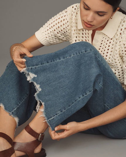 fp2-color:091|Pilcro Adi Women's Mid-Rise Flare Jeans — Plover — 3