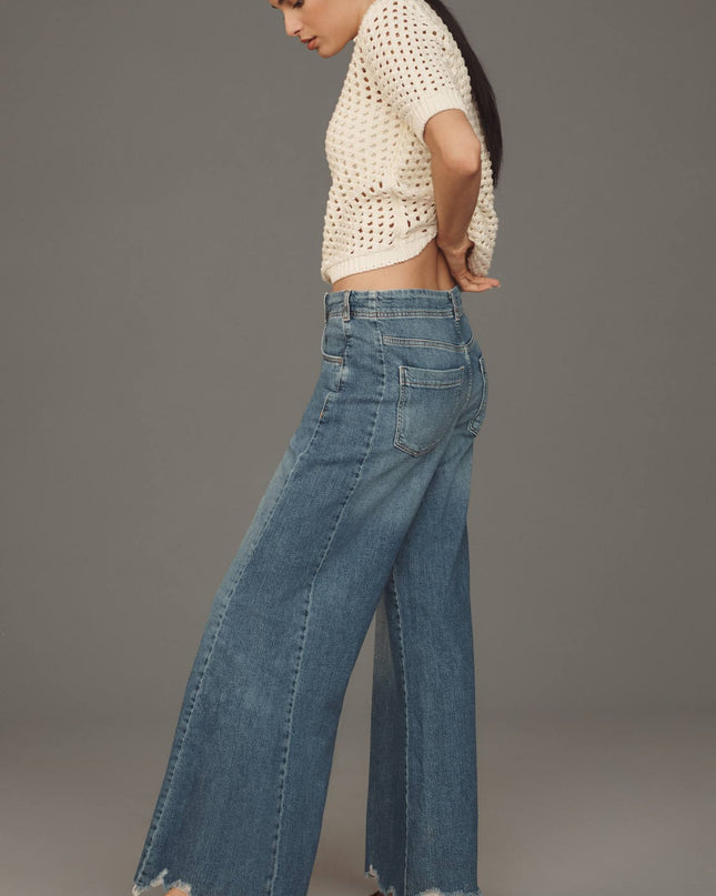 fp2-color:091|Pilcro Adi Women's Mid-Rise Flare Jeans — Plover — 4