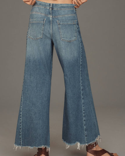 fp2-color:091|Pilcro Adi Women's Mid-Rise Flare Jeans — Plover — 5