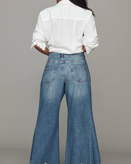 fp2-color:091|Pilcro Adi Women's Mid-Rise Flare Jeans — Plover — 10