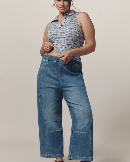 fp2-color:092|Pilcro Izzie Women's Relaxed Pull-On Barrel Jeans — Palms Wash — 6