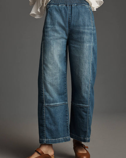 fp2-color:093|Pilcro Izzie Women's Relaxed Pull-On Barrel Jeans — Eyck Wash — 2
