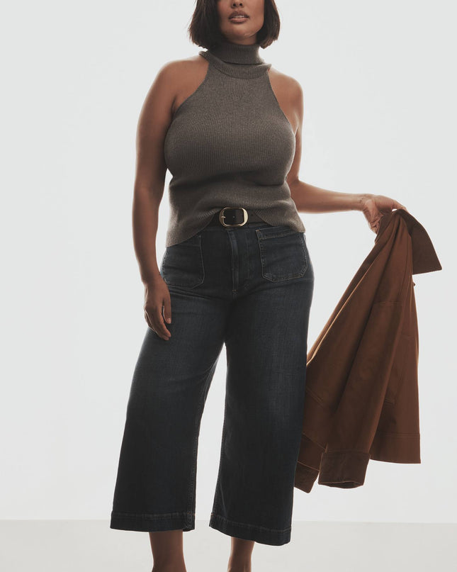 fp2-color:091|Maeve Colette Women's High-Rise Wide-Leg Cropped Jeans — Mini Fern Wash — 6