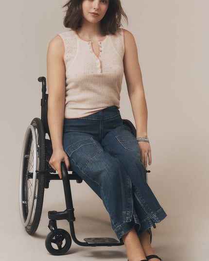 fp2-color:091|Maeve Colette Women's High-Rise Wide-Leg Cropped Jeans — Mini Fern Wash — 12