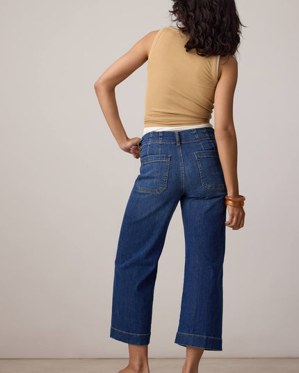 fp2-color:091|Maeve Colette Women's High-Rise Wide-Leg Cropped Jeans — Mini Fern Wash — 19