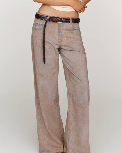 fp2-color:066|Pilcro Esme Women's Mid-Rise Wide-Leg Jeans — Pink — 5