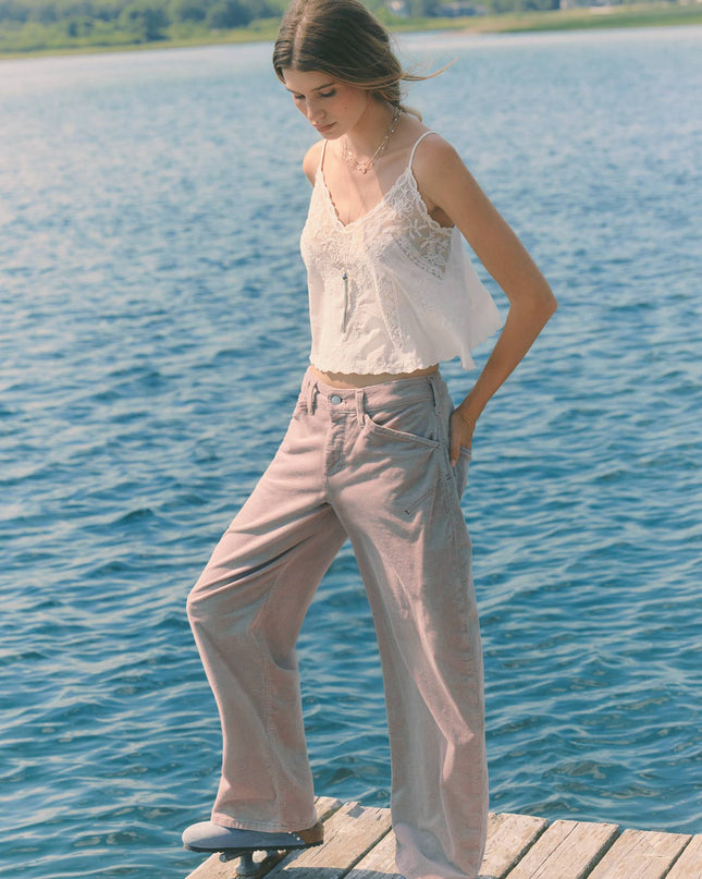 fp2-color:053|Pilcro Kayden Women's High-Rise Barrel-Leg Jeans — Dusty Lilac — 1