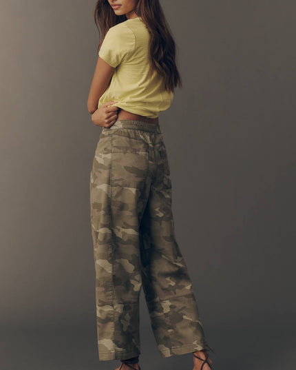 fp2-color:130|Pilcro Izzie Women's Relaxed Barrel Pants — Camo — 4