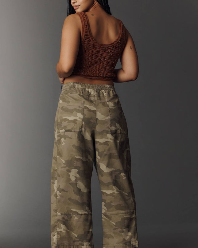 fp2-color:130|Pilcro Izzie Women's Relaxed Barrel Pants — Camo — 9