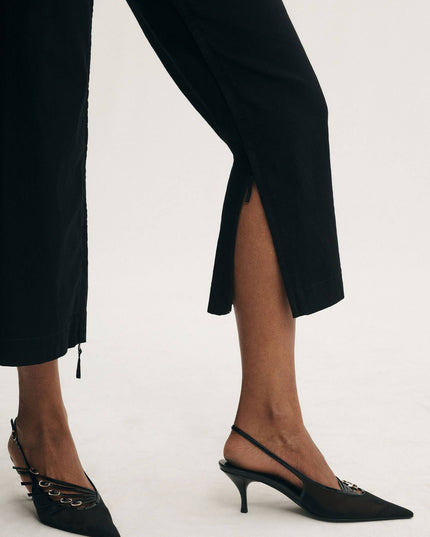 fp2-color:001|Maeve Colette Women's High-Rise Wide-Leg Pants — Black — 4
