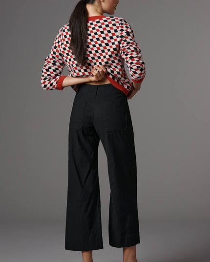 fp2-color:001|Maeve Colette Women's High-Rise Wide-Leg Pants — Black — 11