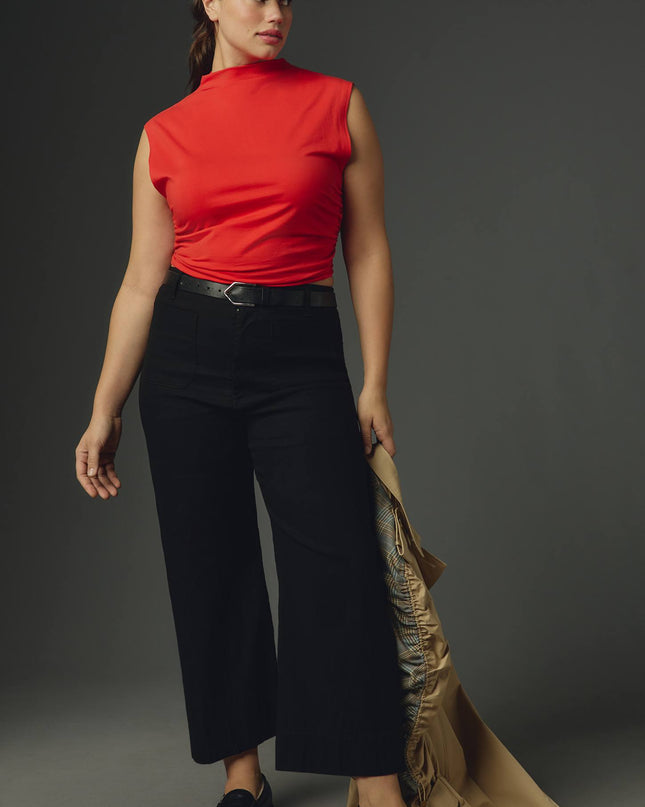 fp2-color:001|Maeve Colette Women's High-Rise Wide-Leg Pants — Black — 13