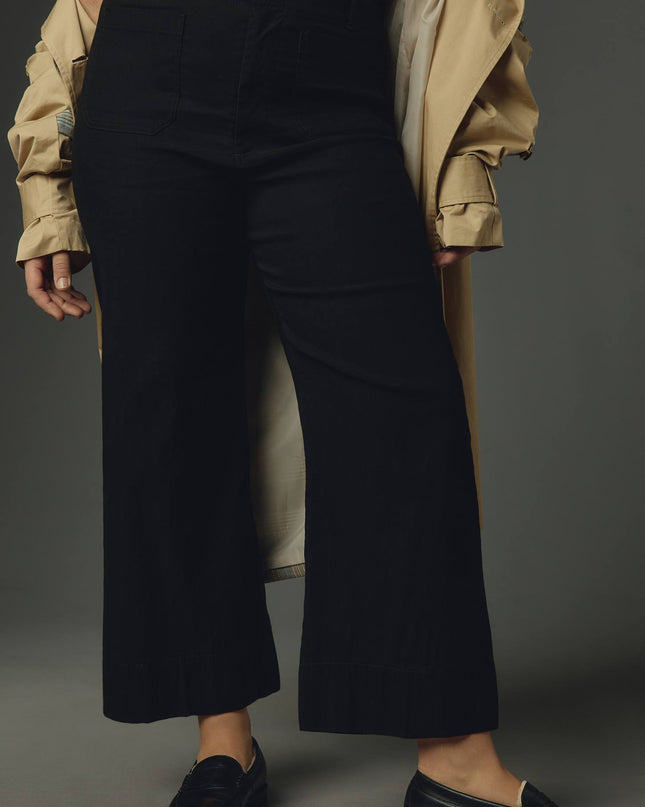 fp2-color:001|Maeve Colette Women's High-Rise Wide-Leg Pants — Black — 14