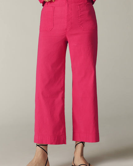 fp2-color:262|Maeve Colette Women's High-Rise Wide-Leg Pants — Geranium — 2