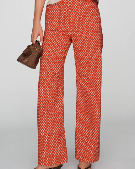 fp2-color:069|Maeve Colette Women's High-Rise Wide-Leg Pants — Red Pattern — 4