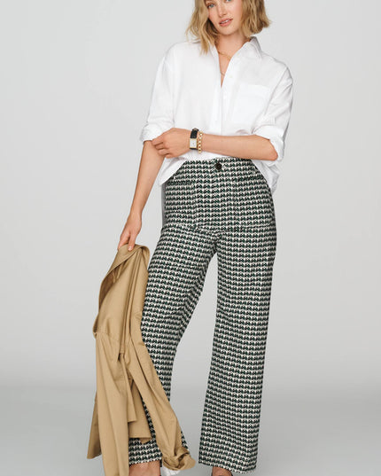 fp2-color:211|Maeve Colette Women's High-Rise Wide-Leg Pants — Ivory Pattern — 1