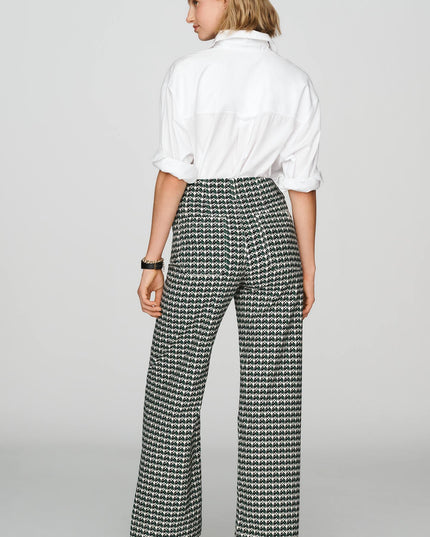 fp2-color:211|Maeve Colette Women's High-Rise Wide-Leg Pants — Ivory Pattern — 4