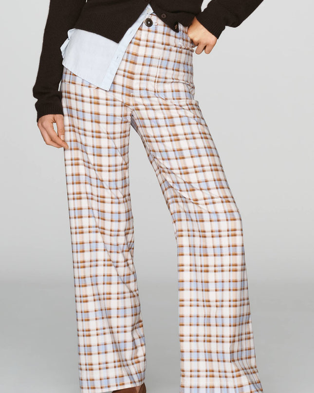 fp2-color:586|Maeve Colette Women's High-Rise Wide-Leg Pants — Blue Plaid — 2